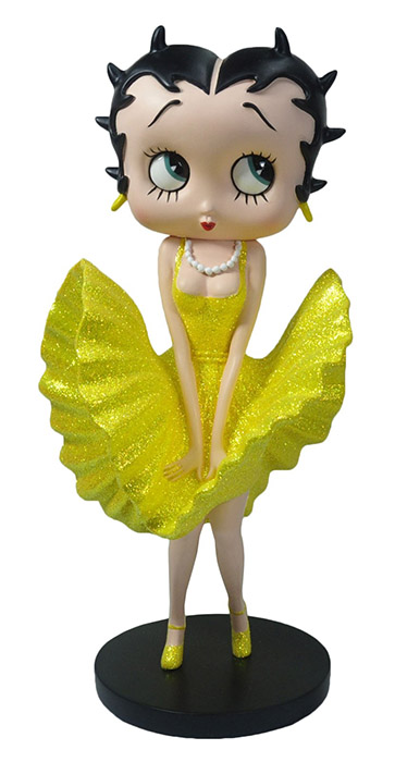 Betty Boop Cool Breeze Yellow Gleeze